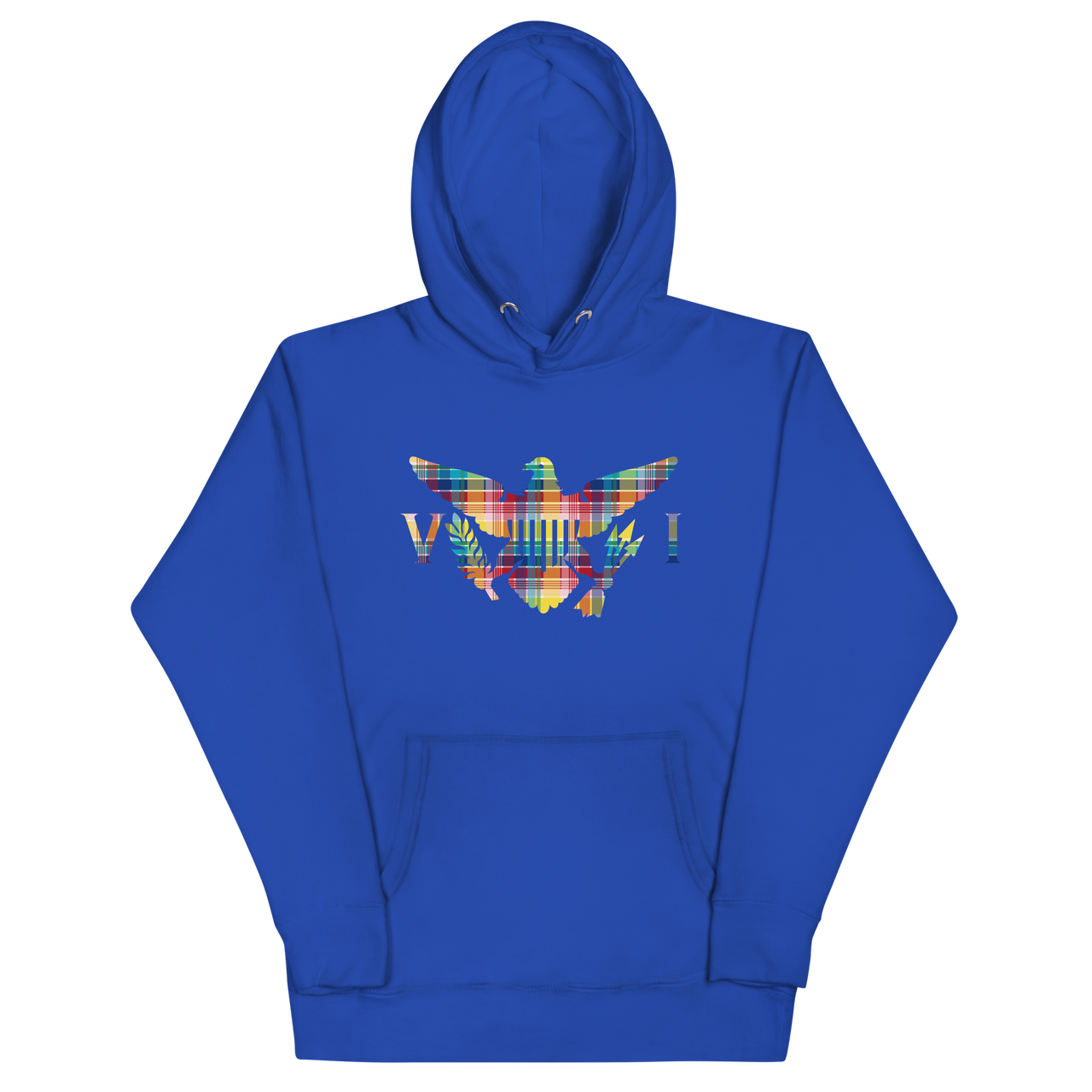 Virgin Is1lands Madras Flag Unisex Hoodie