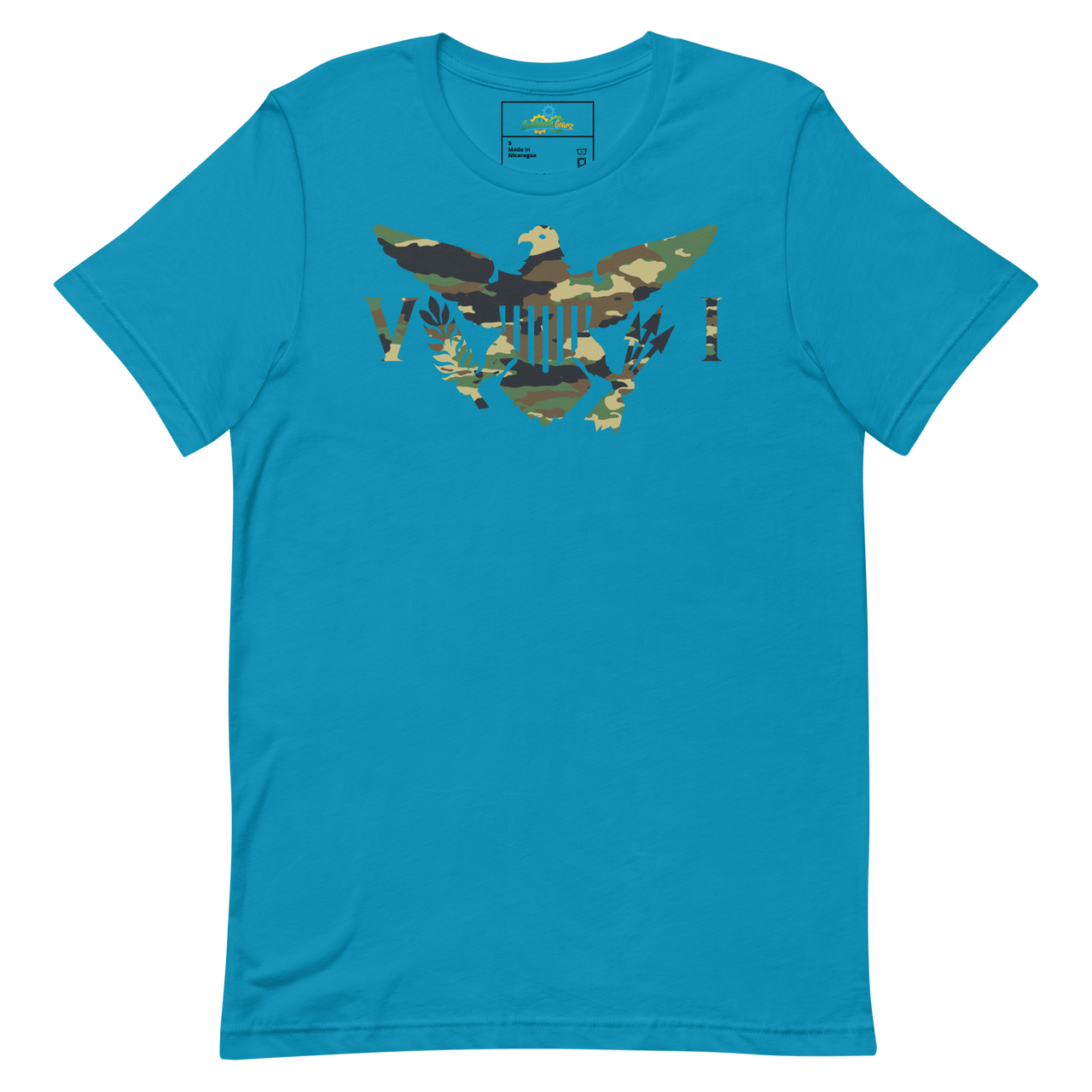 Virgin Islands Camo Flag Unisex T-Shirt