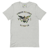 Thumbnail for Virgin Islands Veteran Green Camo Unisex t-shirt