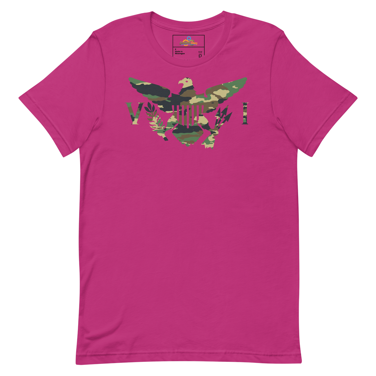 Virgin Islands Camo Flag Unisex T-Shirt