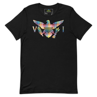 Thumbnail for Virgin Islands Madras Flag Unisex T-Shirt