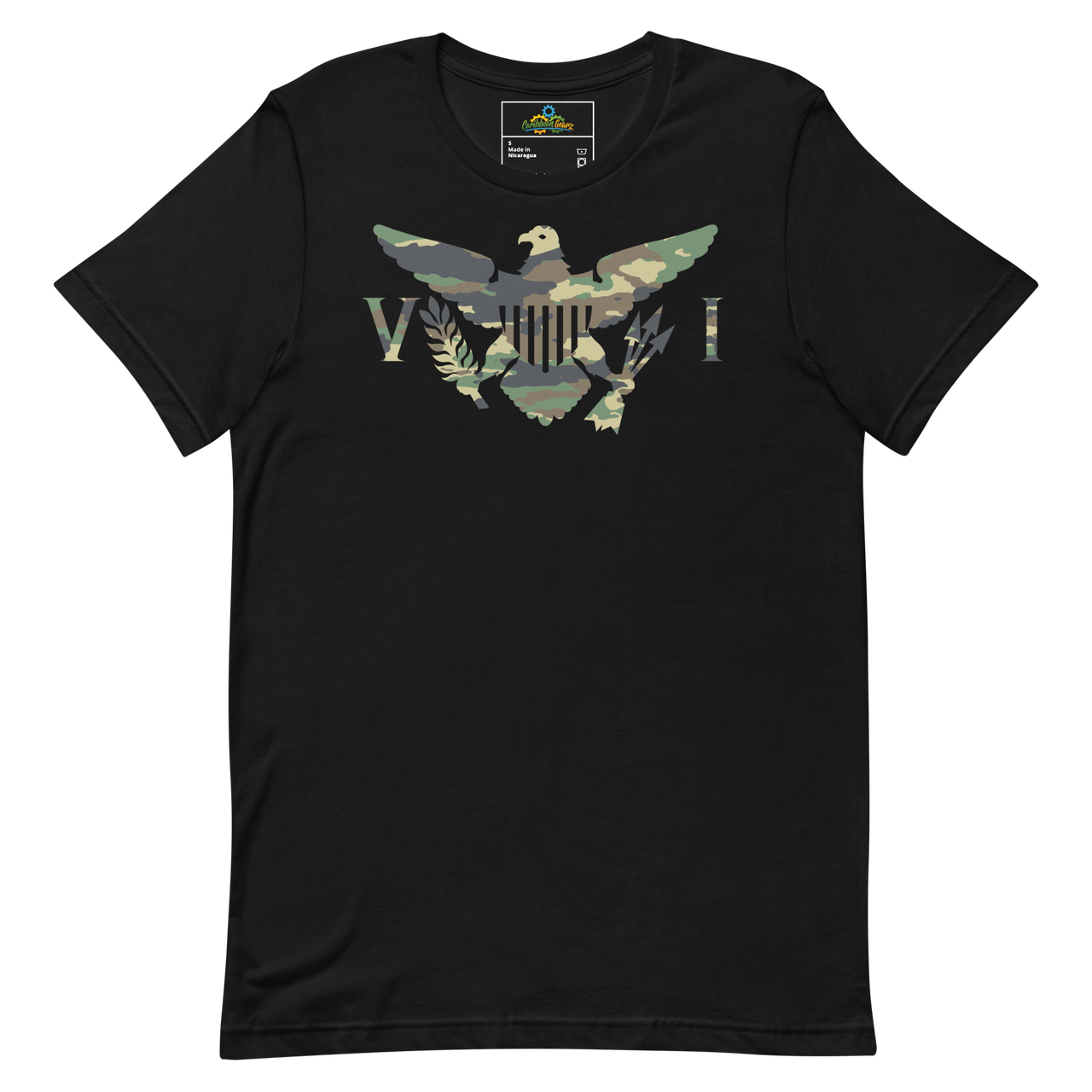 Virgin Islands Camo Flag Unisex T-Shirt