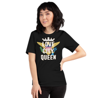 Thumbnail for Love City Queen Unisex t-shirt