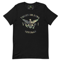 Thumbnail for Virgin Islands Veteran Green Camo Unisex t-shirt