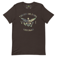 Thumbnail for Virgin Islands Veteran Green Camo Unisex t-shirt