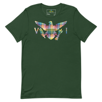 Thumbnail for Virgin Islands Madras Flag Unisex T-Shirt