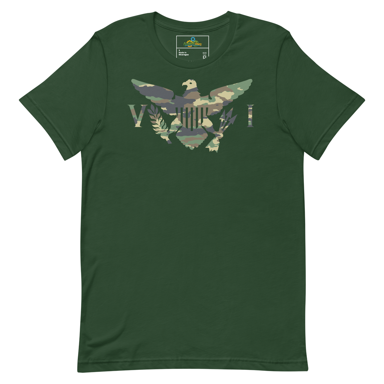 Virgin Islands Camo Flag Unisex T-Shirt