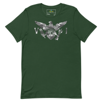 Thumbnail for Virgin Islands Flag Snow Camo Unisex t-shirt