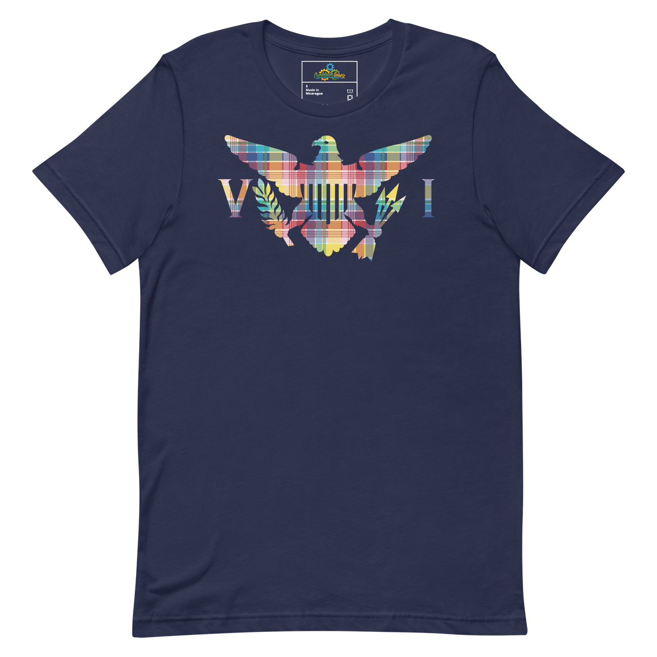 Virgin Islands Madras Flag Unisex T-Shirt