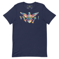 Thumbnail for Virgin Islands Madras Flag Unisex T-Shirt