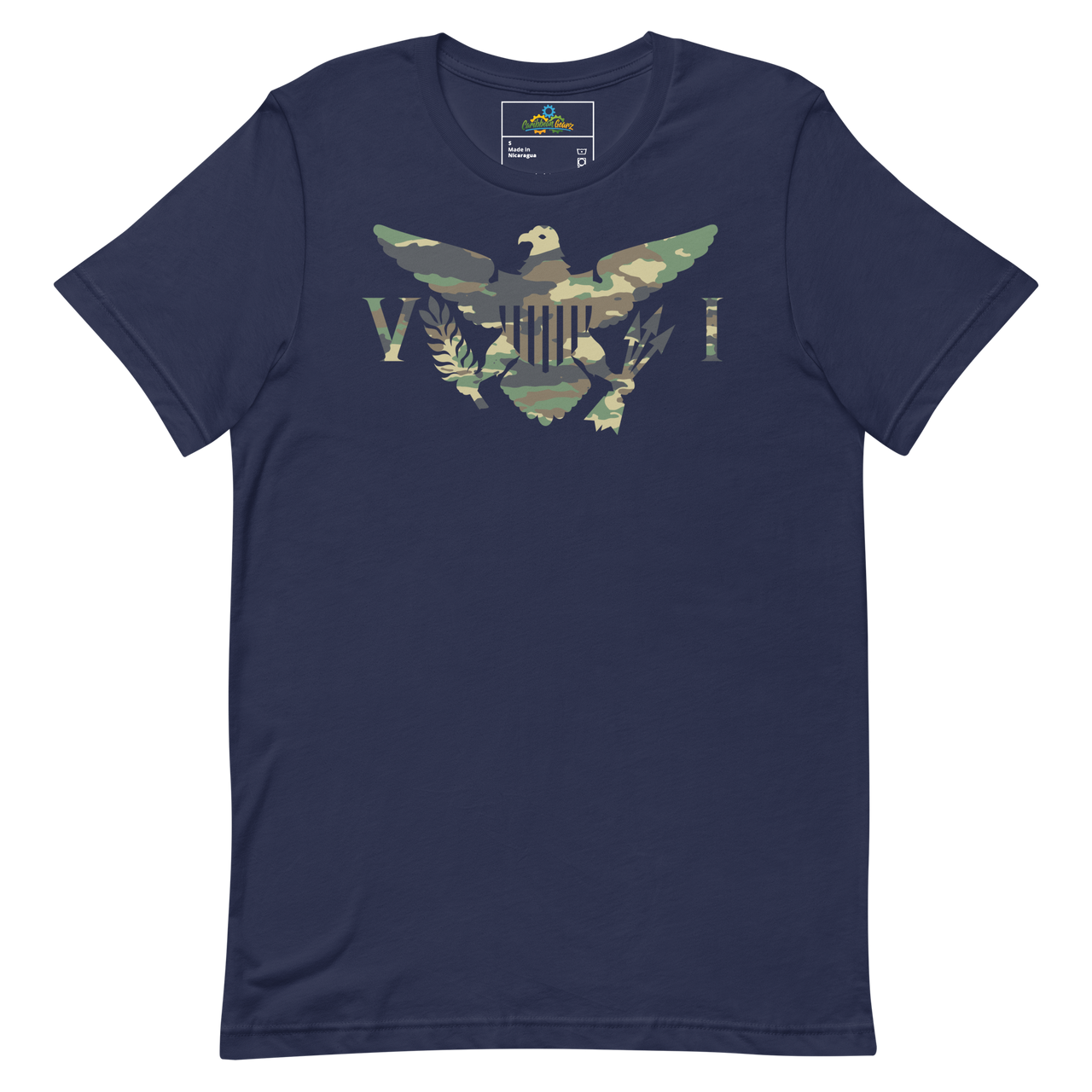 Virgin Islands Camo Flag Unisex T-Shirt