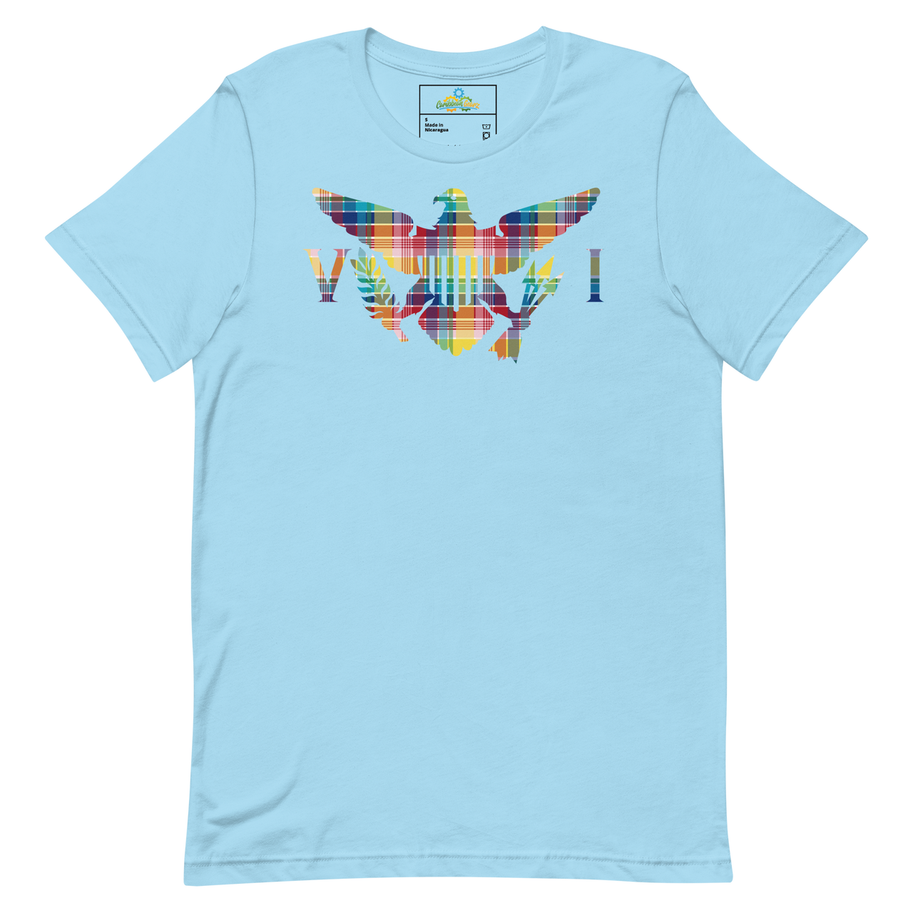 Virgin Islands Madras Flag Unisex T-Shirt