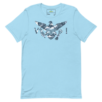 Thumbnail for Virgin Islands Blue Digital Camo Flag Unisex t-shirt