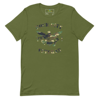 Thumbnail for Rock City Veteran Green Camo Virgin Islands Flag Unisex T-Shirt