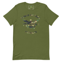 Thumbnail for Virgin Islands Veteran Green Camo Unisex t-shirt