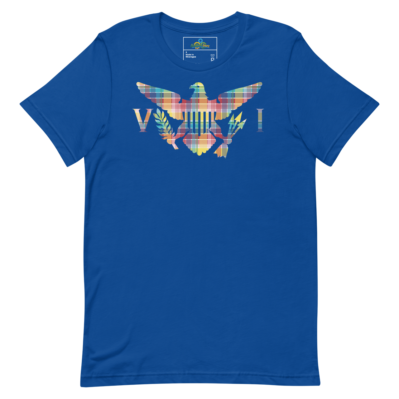 Virgin Islands Madras Flag Unisex T-Shirt