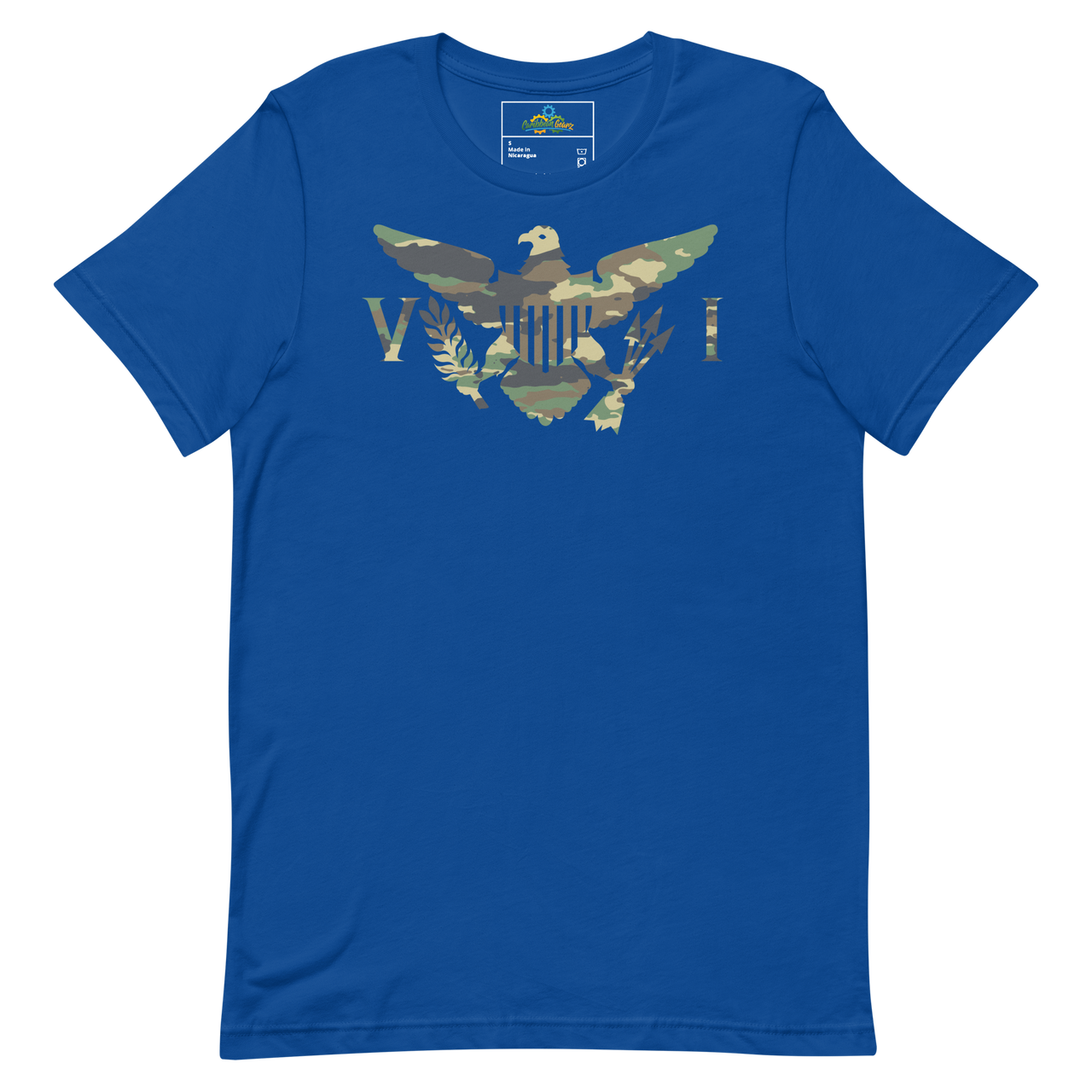 Virgin Islands Camo Flag Unisex T-Shirt