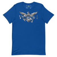 Thumbnail for Virgin Islands Flag Snow Camo Unisex t-shirt