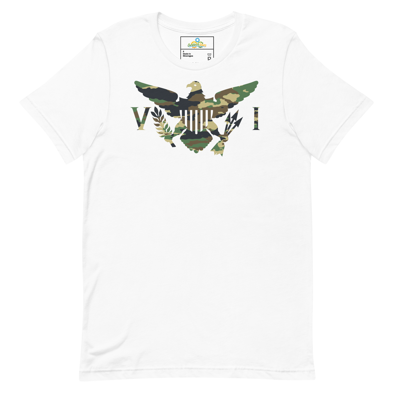 Virgin Islands Camo Flag Unisex T-Shirt