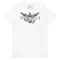 Thumbnail for Virgin Islands Flag Snow Camo Unisex t-shirt