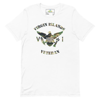 Thumbnail for Virgin Islands Veteran Green Camo Unisex t-shirt