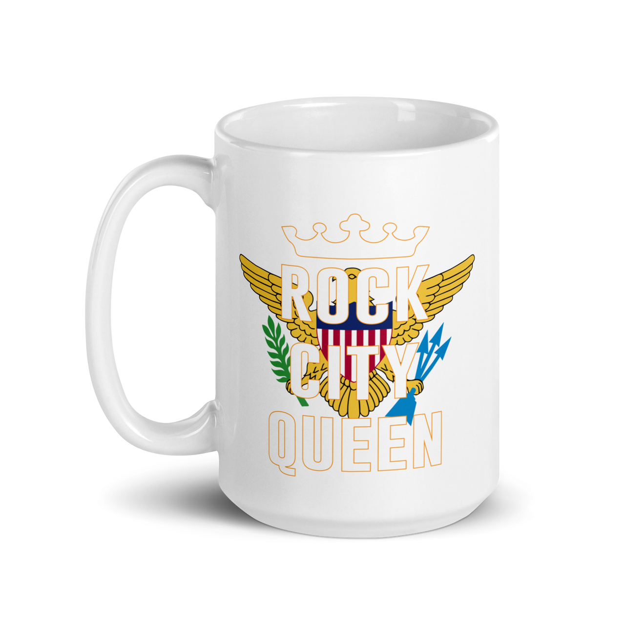 Rock City Queen White Glossy Mug