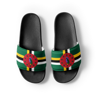 Thumbnail for Dominica Flag Women's Slides