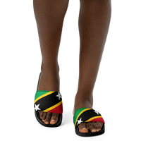 Thumbnail for St. Kitts & Nevis Flag Women's slides