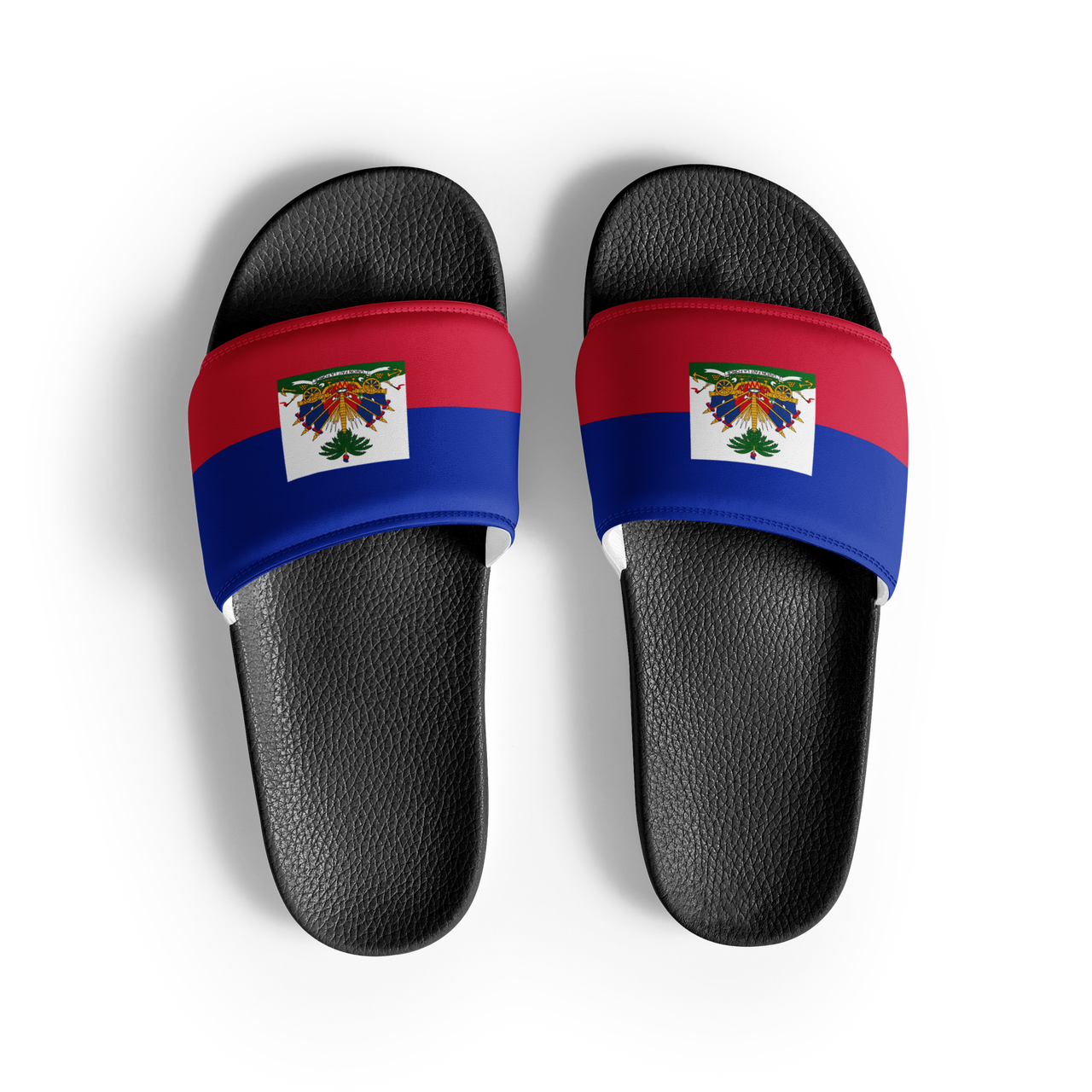 Haiti Flag Women's slides