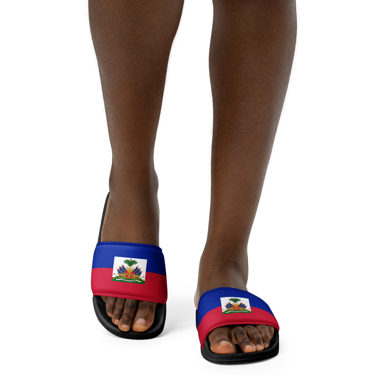 Haiti Flag Women's slides