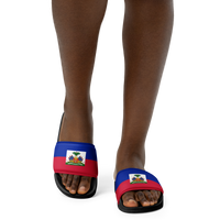 Thumbnail for Haiti Flag Women's slides