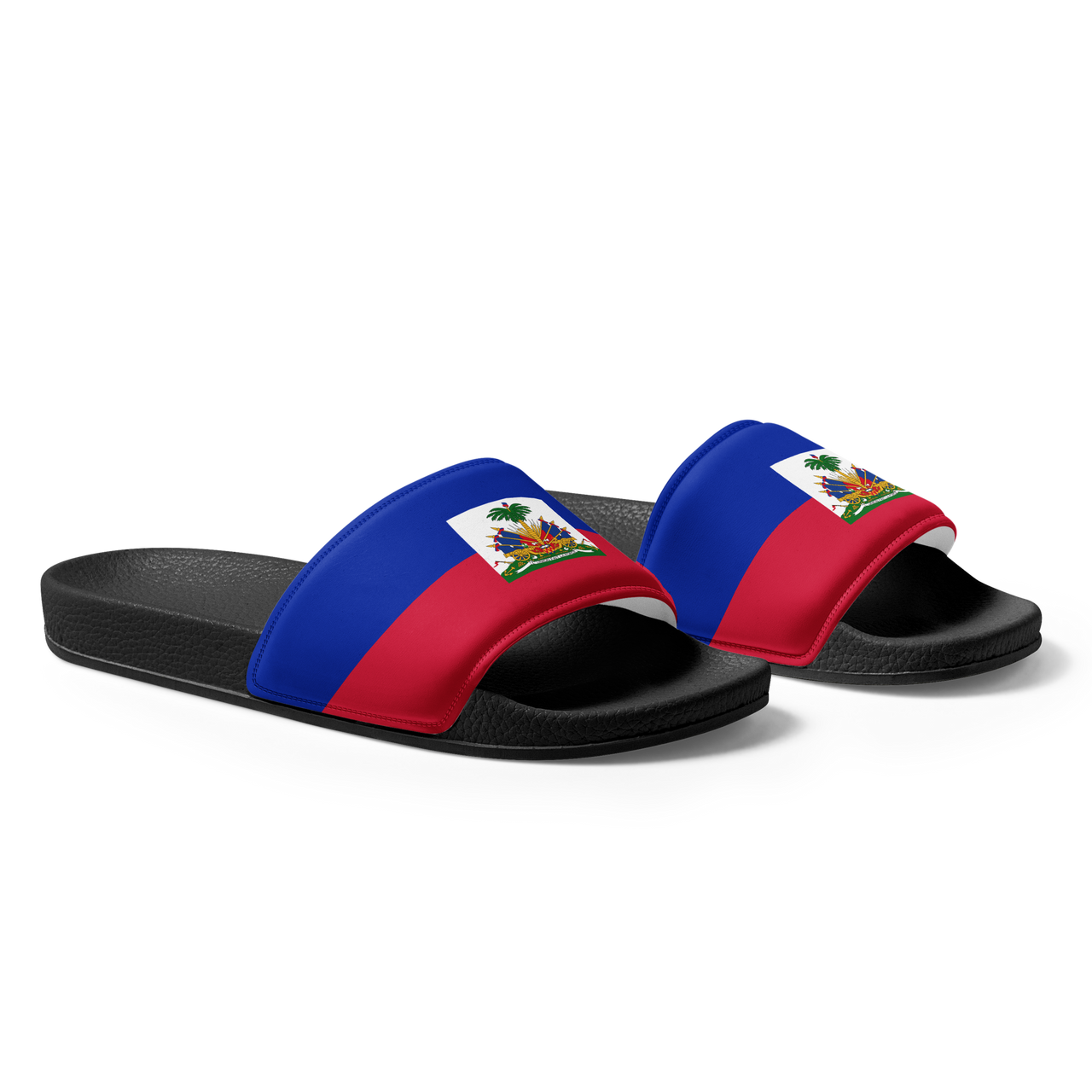 Haiti Flag Women's slides