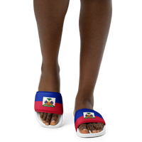 Thumbnail for Haiti Flag Women's slides