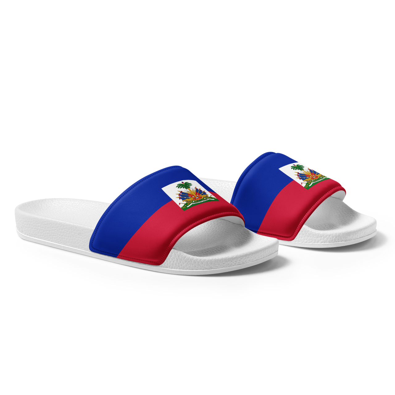 Haiti Flag Women's slides