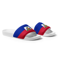 Thumbnail for Haiti Flag Women's slides