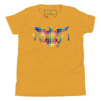 Thumbnail for Virgin Islands Madras Flag Youth Short Sleeve T-Shirt