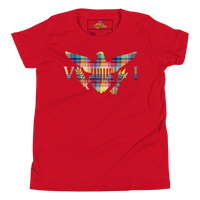 Thumbnail for Virgin Islands Madras Flag Youth Short Sleeve T-Shirt