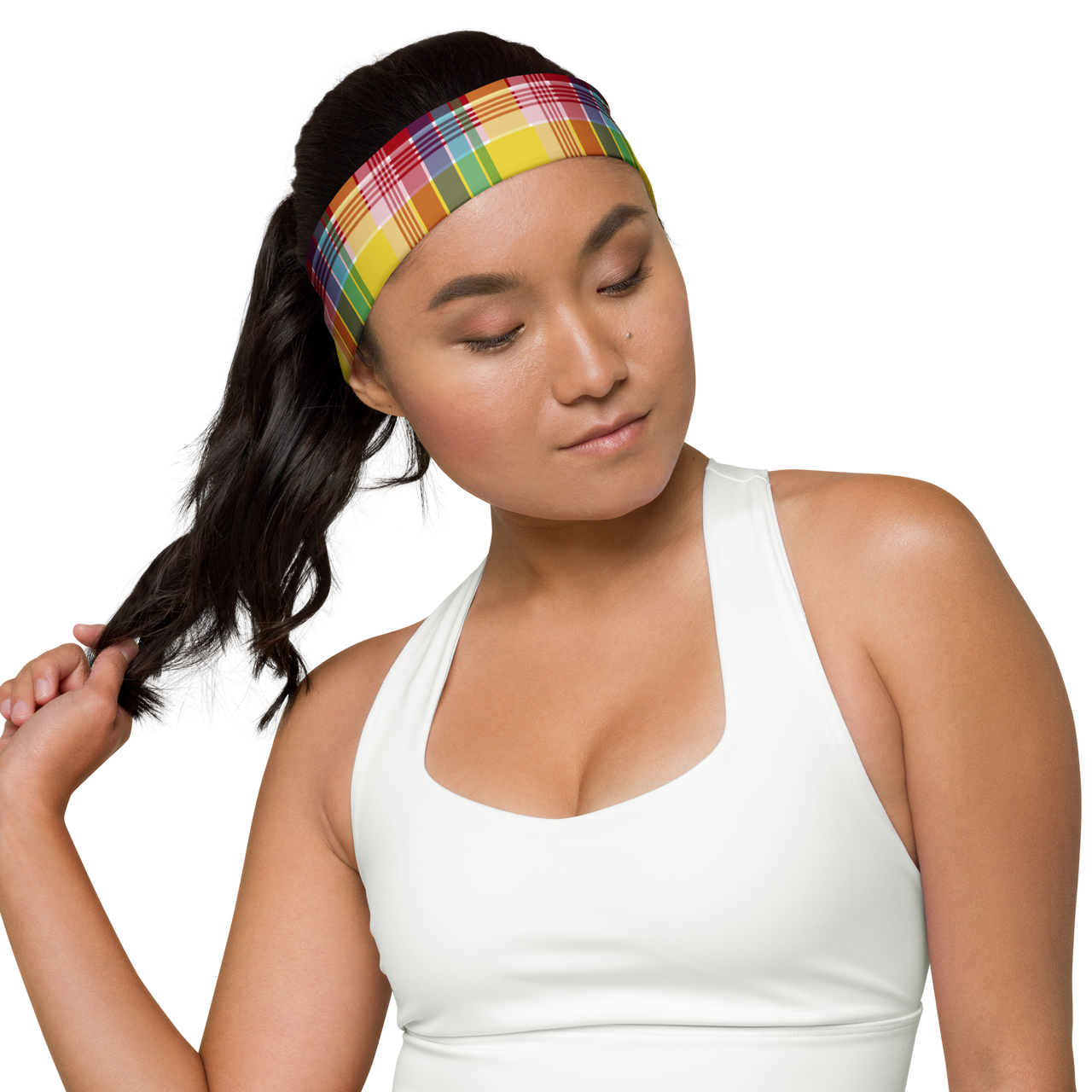 Virgin Islands Madras Headband