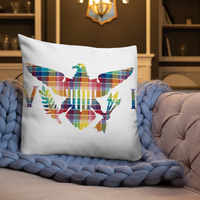 Thumbnail for Virgin Islands Madras Throw Premium Pillow