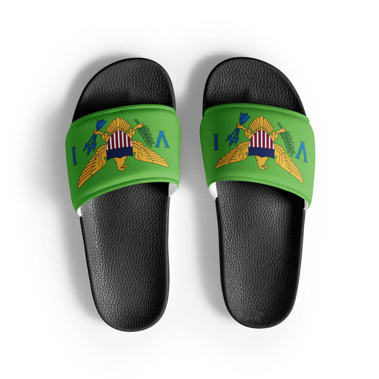 Virgin Islands Flag Men’s slides