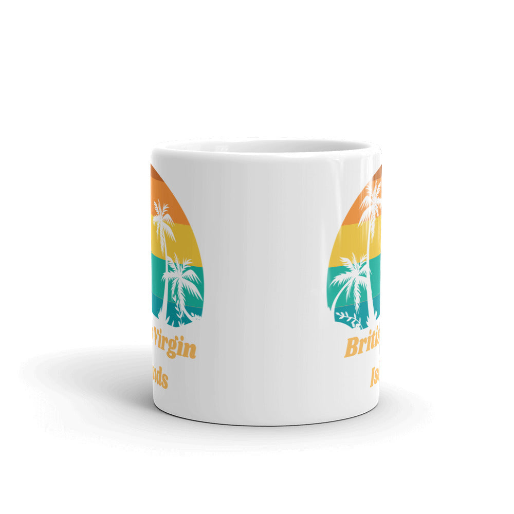 British Virgin Islands White Glossy Mug