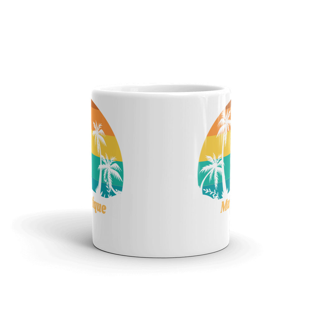 Mustique White Glossy Mug