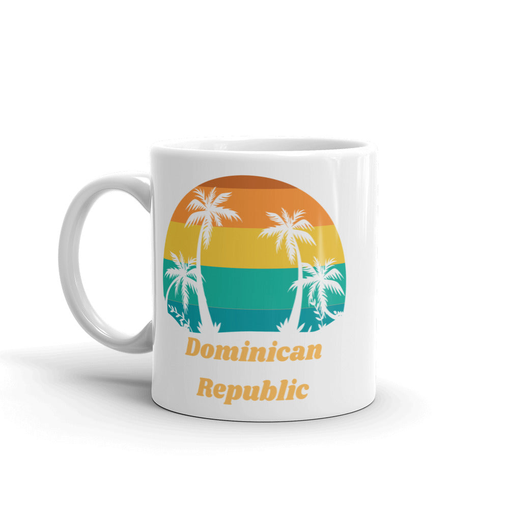 Dominican Republic White Glossy Mug