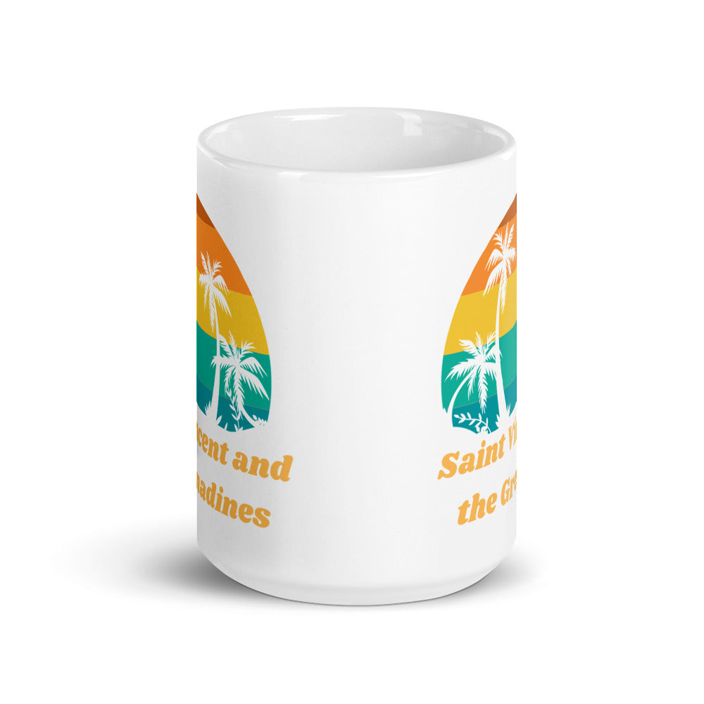 Saint Vincent and the Grenadines White Glossy Mug