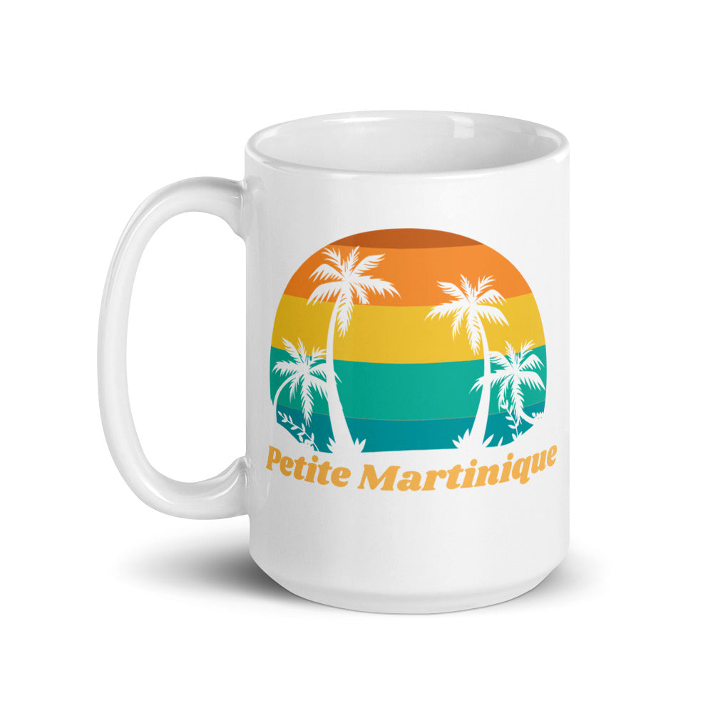 Petite Martinique White Glossy Mug